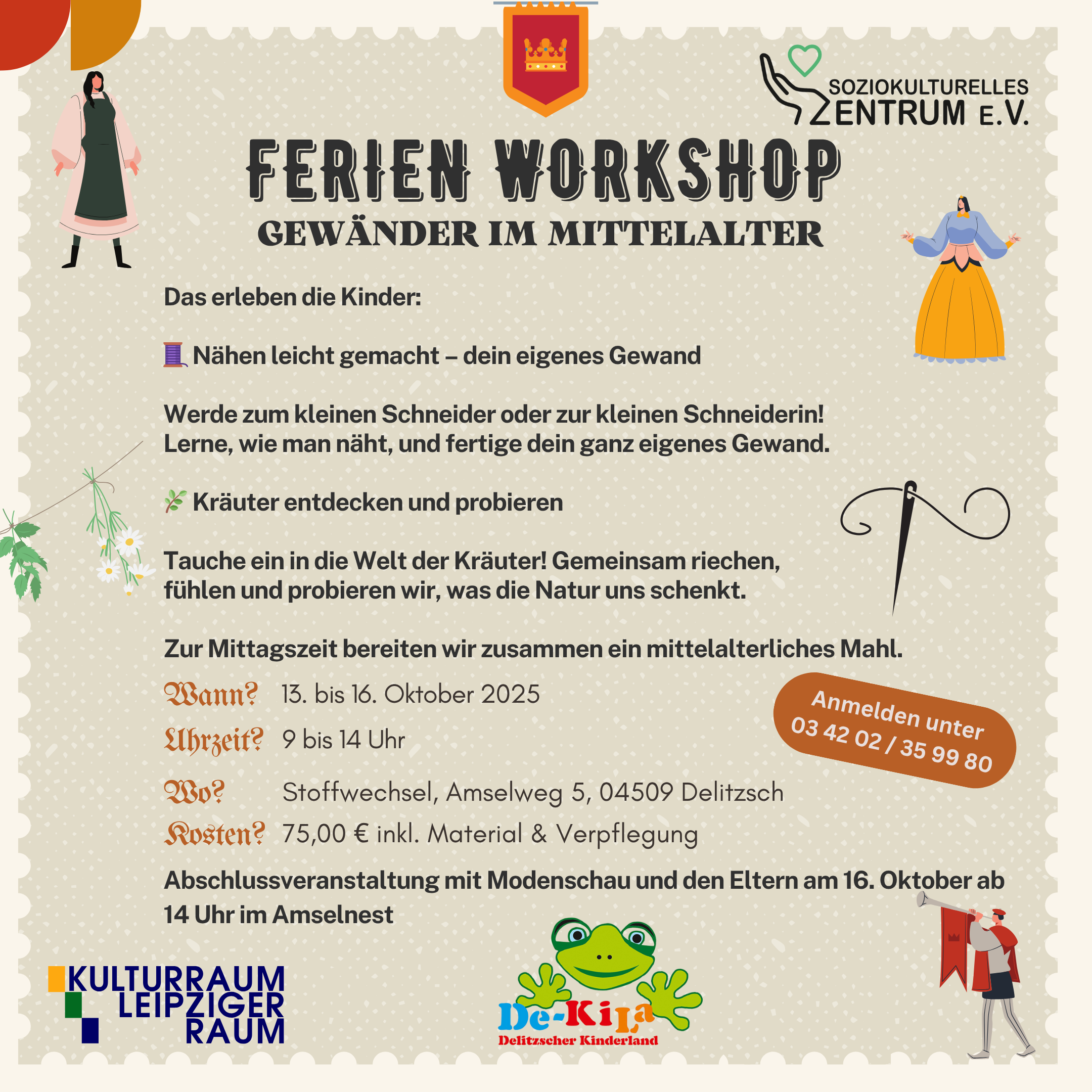 Flyer Ferienworkshop